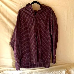 Eddie Bauer, Tall L, Red/Black/Gray/White